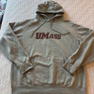 UMass Gray Hoodie for Men